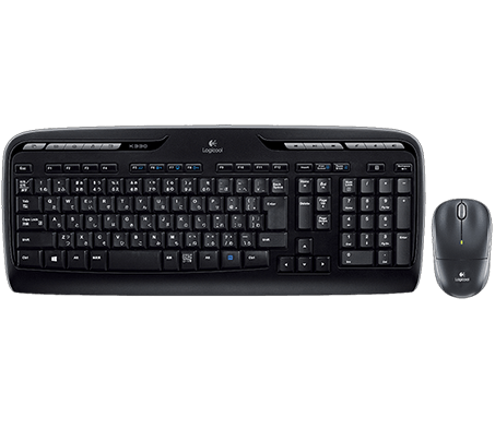 Wireless Combo MK330 Logicool, full view