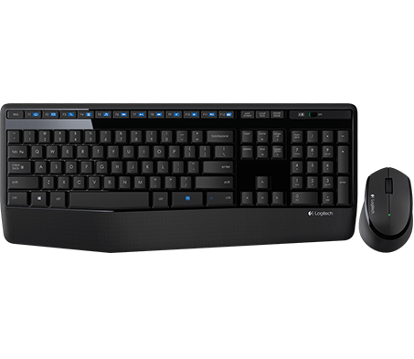 Wireless Combo MK345 mouse and keyboard product top shot