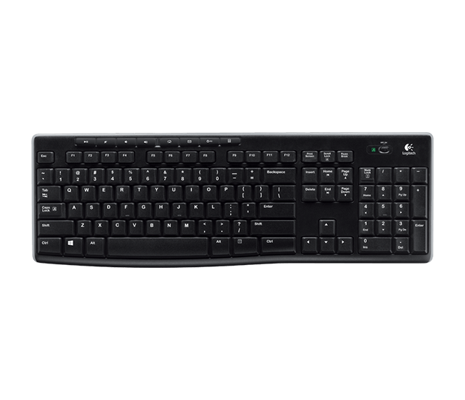 Wireless Keyboard K270 Full Size Unifying Wireless