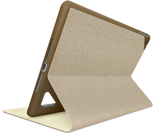 Hinge Flexible iPad Case with MultiAngle Stand Logitech