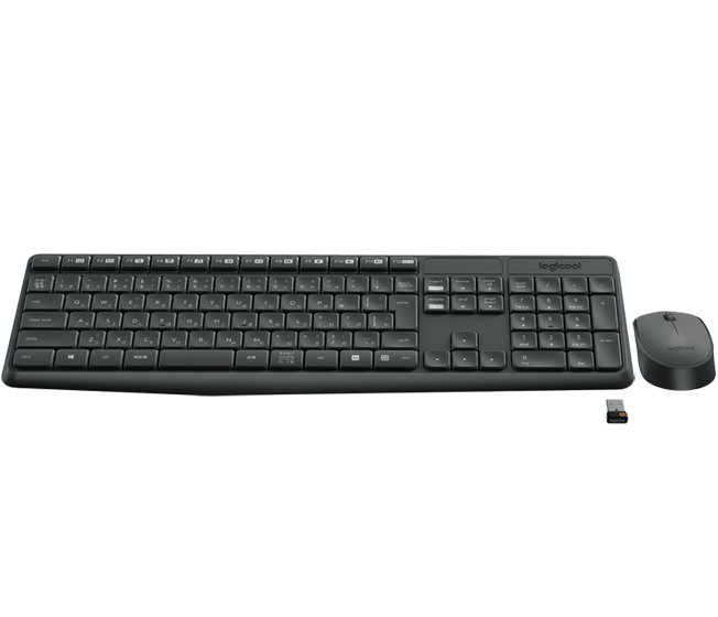ロジクールMK235丈夫なワイヤレス キーボードとマウス
