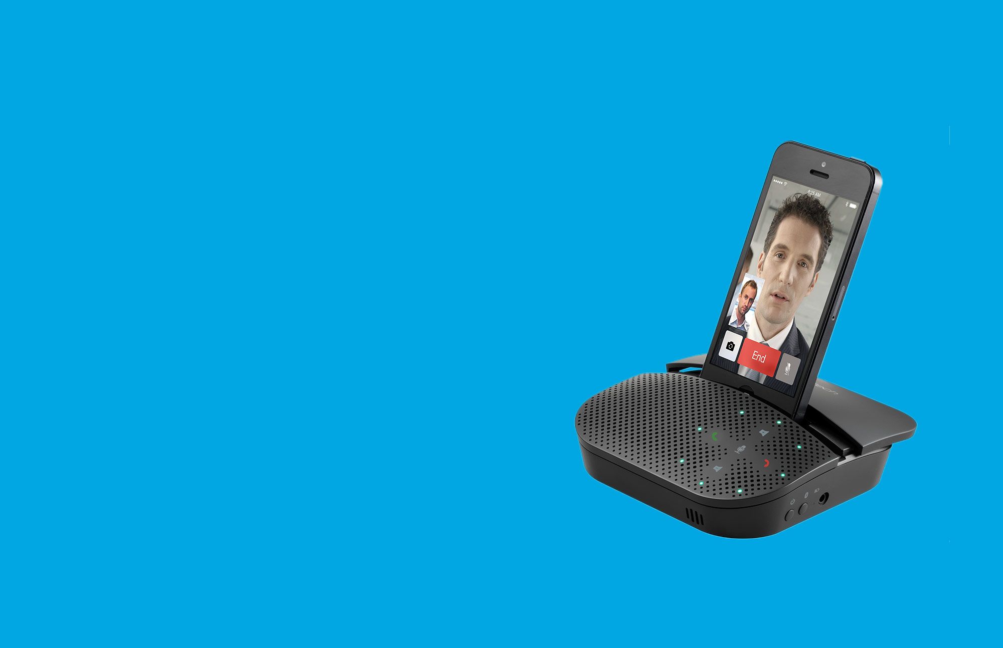Logitech Mobile Speakerphone P710e for Hands-Free Calls