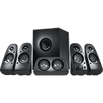 logitech speaker system black z506