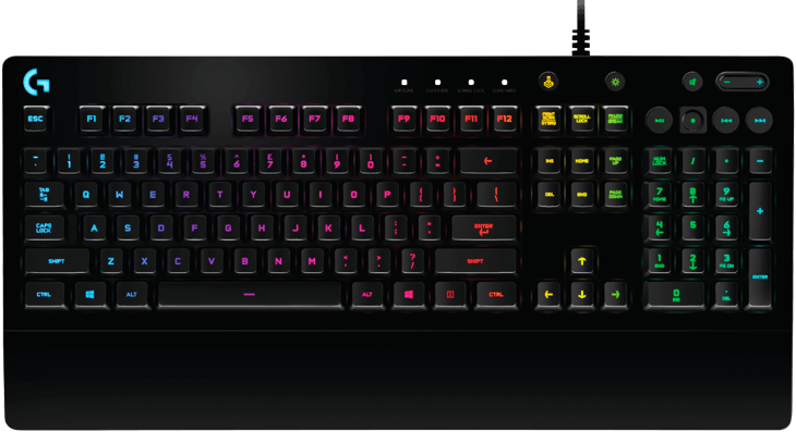 Logitech G213 Prodigy Gaming Keyboard met RGB-verlichting en anti ... Logitech G213 Prodigy Gaming Keyboard met RGB-verlichting en anti ...