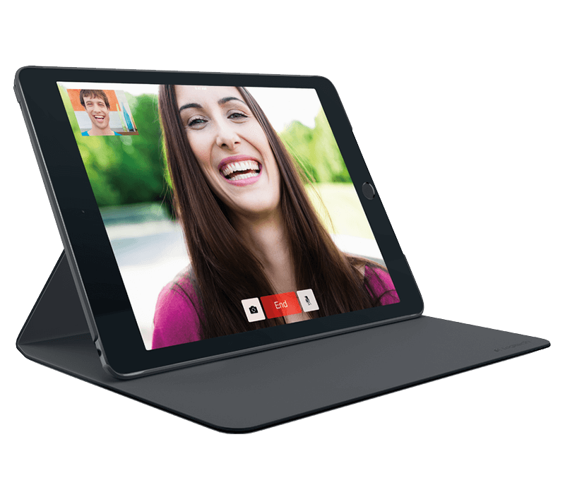 Logitech Hinge Protective Case with Stand for iPad