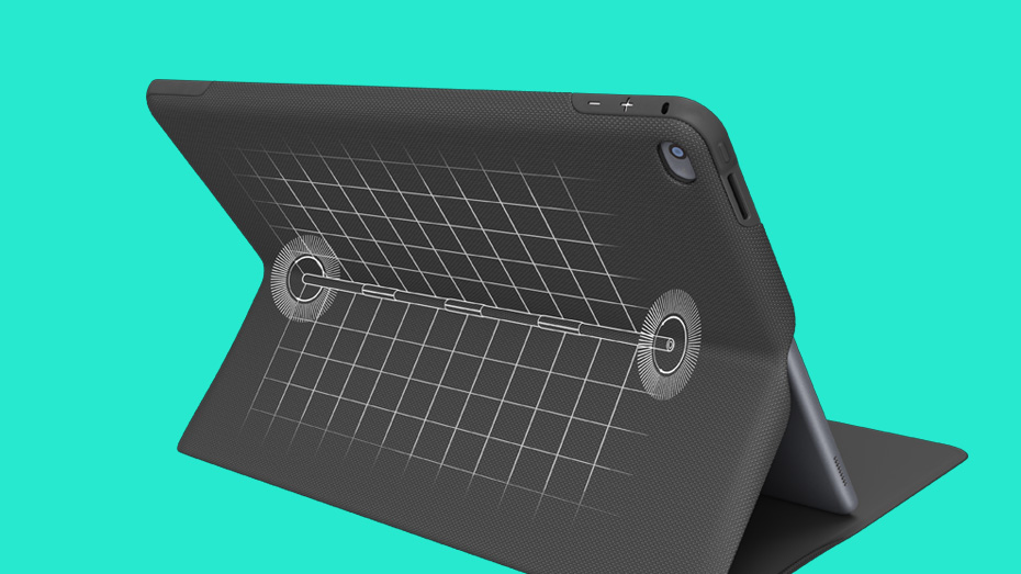 Logitech Hinge Protective Case with Stand for iPad