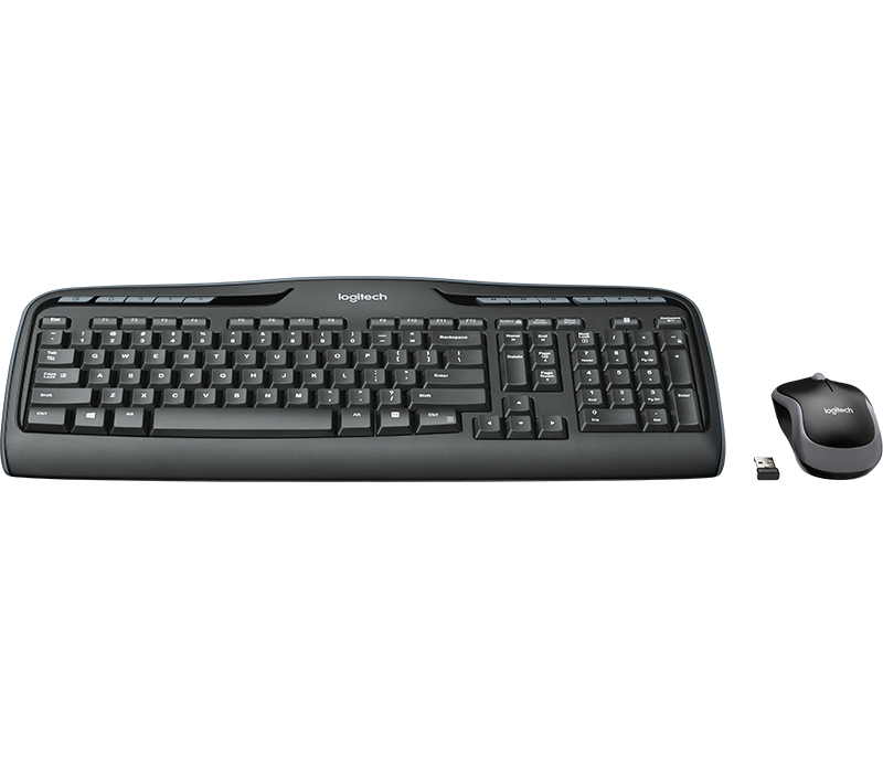 Logitech Mk330 Wireless Keyboard And Mouse Combo With Media