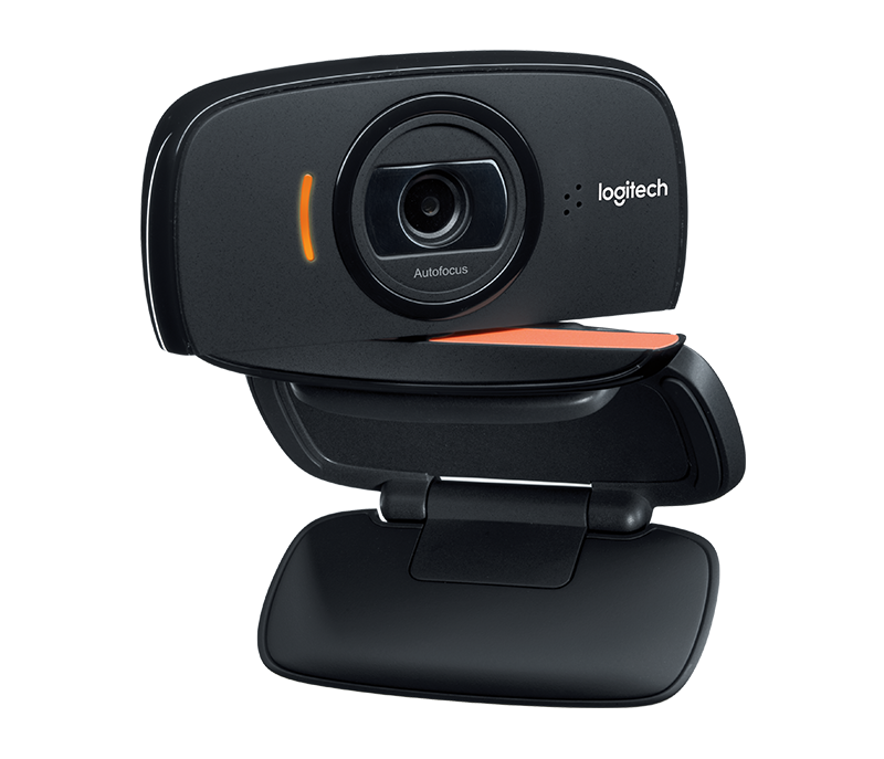 Logitech b525 hd webcam มอบความสะดวกในแบบพับเก็บและพกพา.