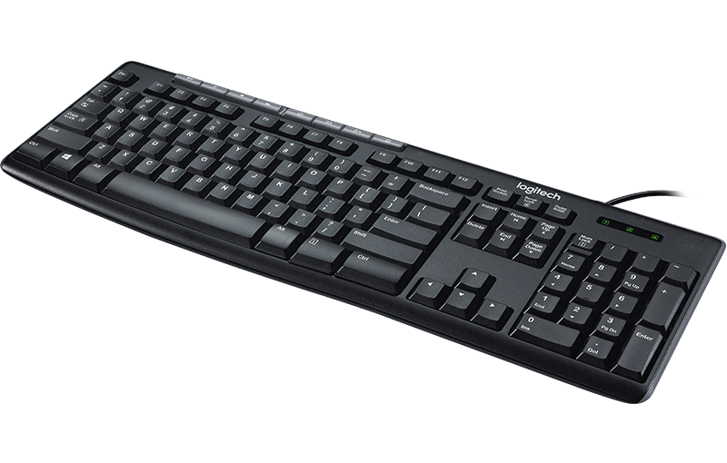 Logitech K200 USB Media Keyboard with Media Hot Keys