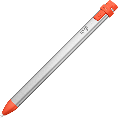 Crayon Digital Pencil angled - Orange