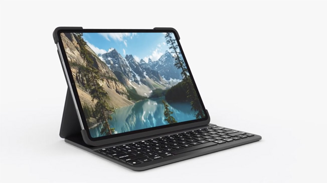 Logitech Slim Folio Pro – tastaturetui for iPad Pro 11 (1 Logitech SLIM FOLIO PRO iPad 12.9inch ND Tastatur