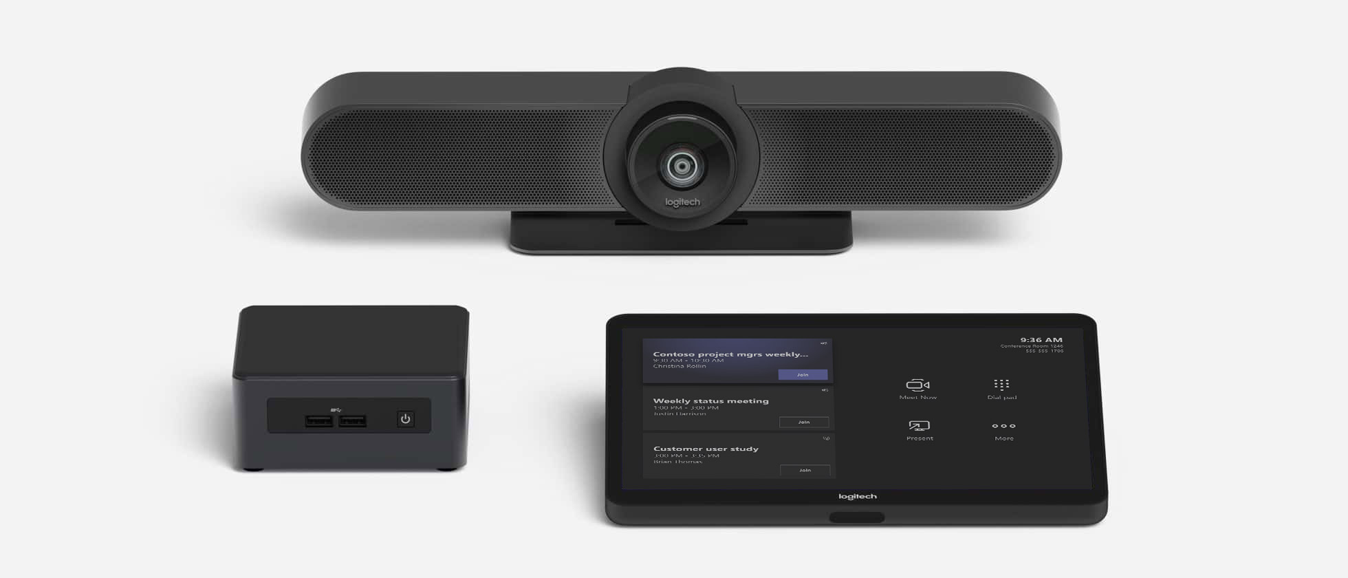 Microsoft Teams Rooms Video Conference Hardware Logitech